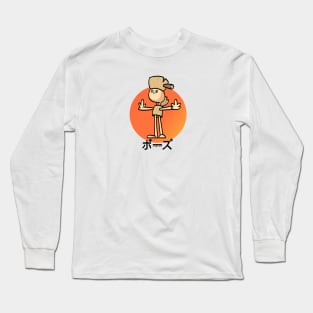 Canboy "T-Pose" Graphic Long Sleeve T-Shirt